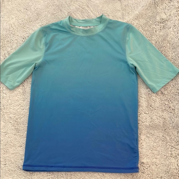 Cat & Jack Other - Cat and Jack Gradient Short Sleeve Rashguard SZ L  12-14